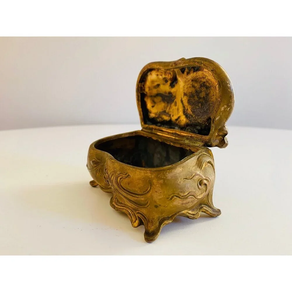 Vintage JB Jennings Brothers Jewelry Box, Jewelry Case, Trinket Holder, Jewelry